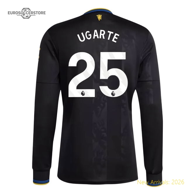 2025-2026 Man Utd Long Sleeve Third Shirt (Ugarte 25)-Football Jersey Hub