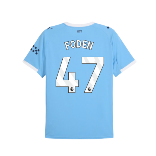 2025-2026 Man City Home Shirt (Foden 47)-Football Shirts Shop