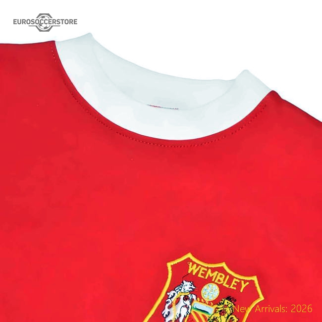 Manchester Reds 1963 FA Cup Dennis Law 10 Retro Football Shirt-Football Jersey Hub