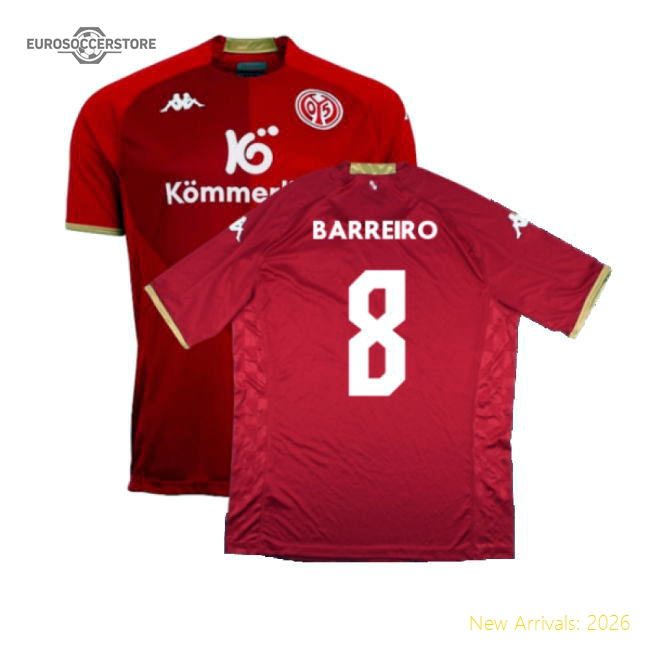 Mainz 2022-2023 Home Shirt (XL) (Barreiro 8) (Excellent)-ly44