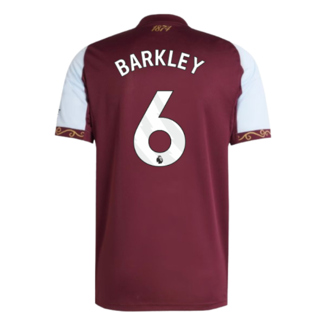 2025-2026 Aston Villa Home Shirt (Barkley 6)-PitchVibe Kits