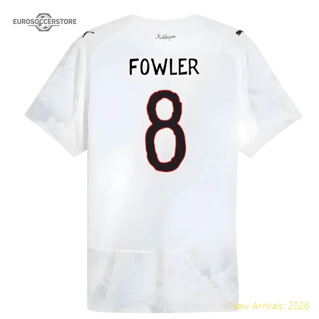 2025-2026 KIDSUPER x Manchester City CWC Authentic Shirt (White) (Fowler 8)-Football Shirts Shop