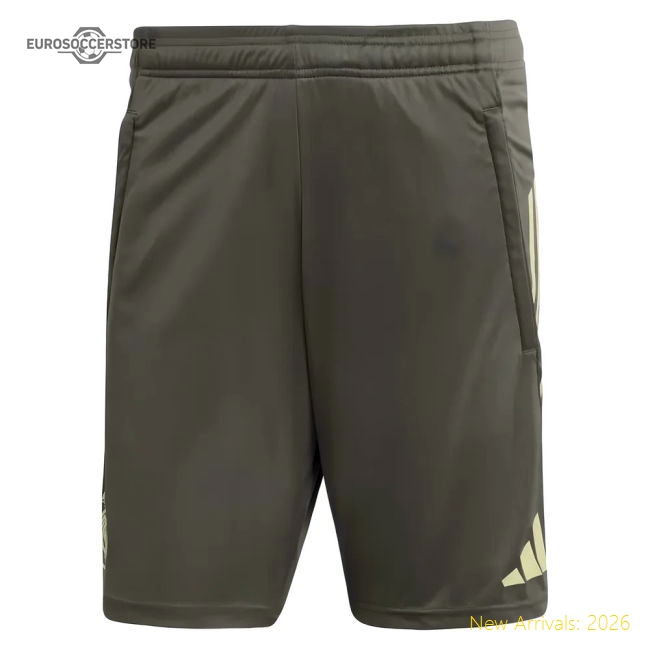 2025-2026 Real Madrid Training Shorts (Utility Grey)-BuySoccerJersey Hub