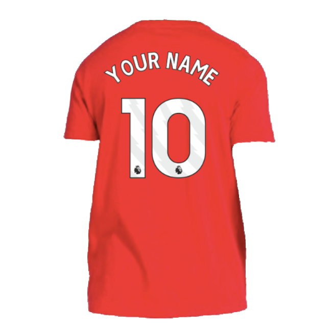 2024-2025 Man Utd DNA Tee (Red) (Your Name)-Football Jersey Hub