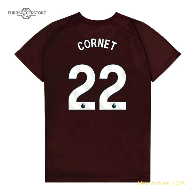 West Ham United Poly T-Shirt (Claret/Blue) - Kids (Cornet 22)-Vantage Point Soccer