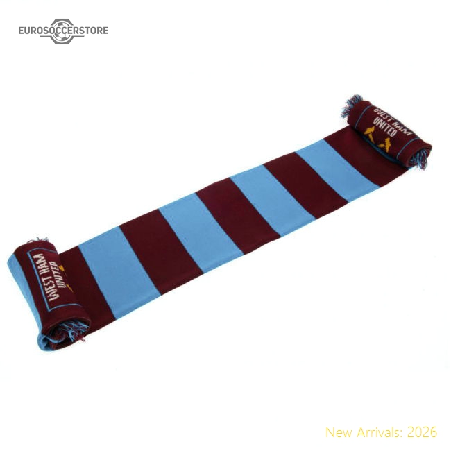 West Ham United FC Narrow Bar Scarf-Vantage Point Soccer