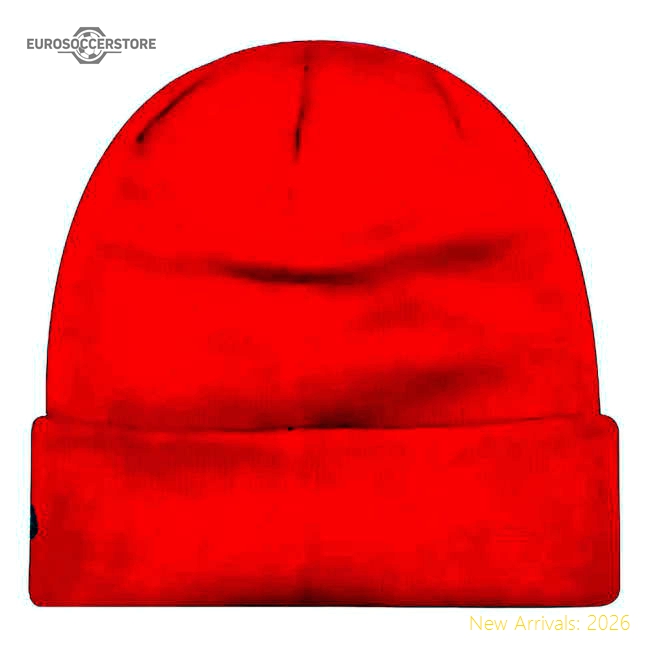 Manchester United Essential Red Beanie Hat-Football Jersey Hub