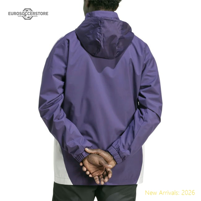 2025-2026 Man Utd Allweather Jacket (Aurora Plum)-Football Jersey Hub