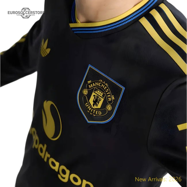 2025-2026 Man Utd Authentic Long Sleeve Third Shirt-Football Jersey Hub