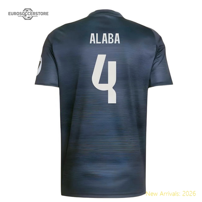 2025-2026 Real Madrid Away Shirt (Alaba 4)-Football Shirts Shop