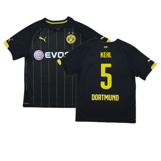 Borussia Dortmund 2014-16 Away Shirt ((Very Good) S) (Kehl 5)-Football Jersey Hub