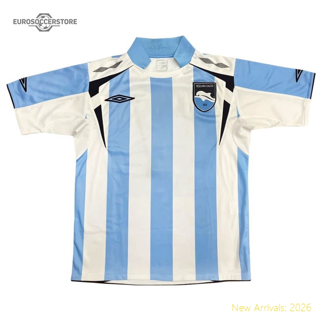 Pescara 2008-09 Home Shirt (#7) ((Good) S)-Vantage Point Soccer