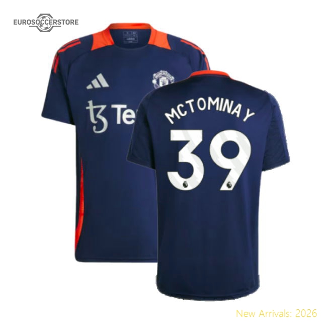 2024-2025 Man Utd Training Jersey (Night Indigo) (McTominay 39)-Football Jersey Hub
