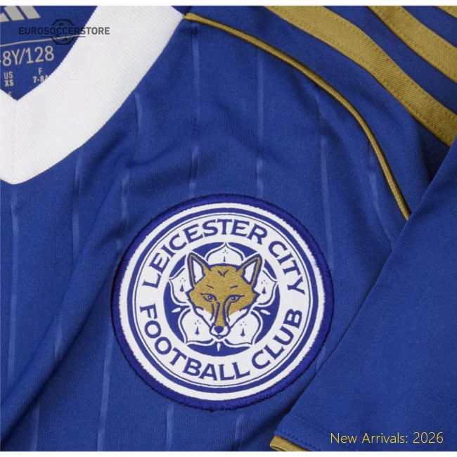 2025-2026 Leicester City Home Shirt - Kids-Vantage Point Soccer