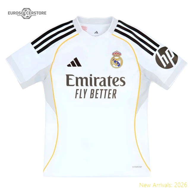 2025-2026 Real Madrid Home Youth Kit-BuySoccerJersey Hub