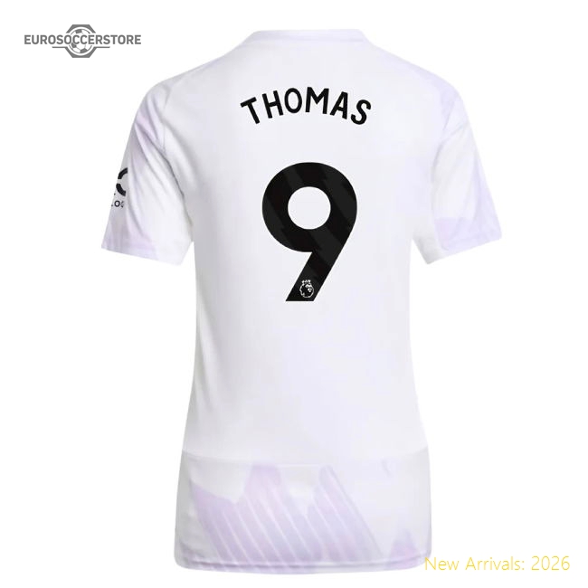 2025-2026 Man Utd Away Shirt (Womens) (Thomas 9)-Football Jersey Hub
