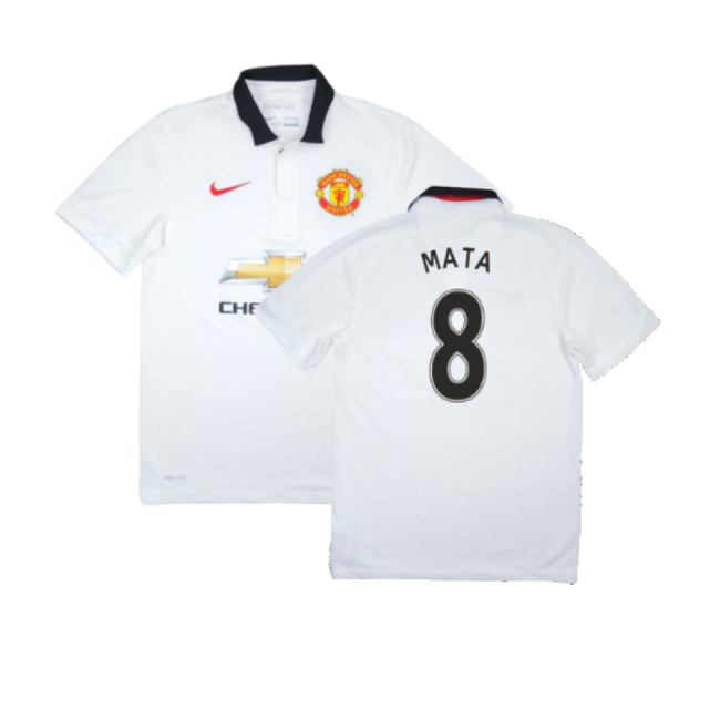 Manchester United 2014-15 Away Shirt (Very Good) (Mata 8)-Football Jersey Hub
