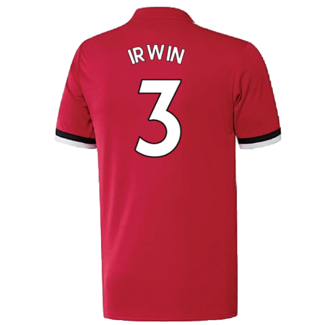 Manchester United 2017-18 Home Shirt ((Excellent) 4-5 Year) (Irwin 3)-Football Jersey Hub