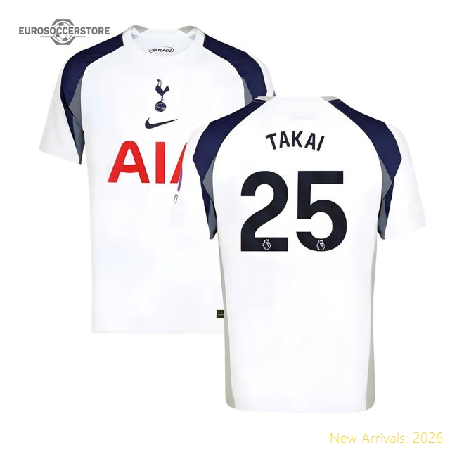 Tottenham Hotspur (Takai 25) 2025-2026 Home Jersey For True-PitchVibe Kits