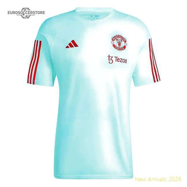 2023-2024 Man Utd Training Tee (White)-Football Jersey Hub