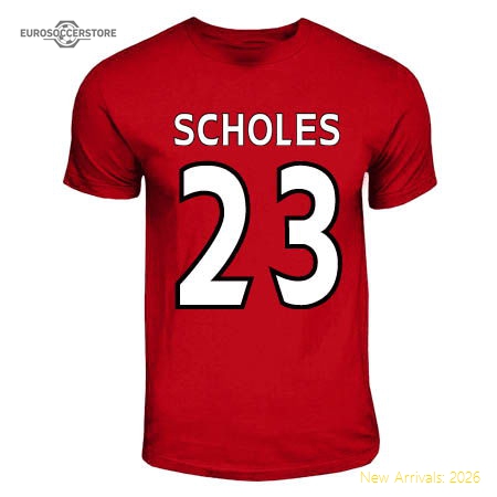Paul Scholes Manchester United Hero T-shirt (red)-Football Jersey Hub