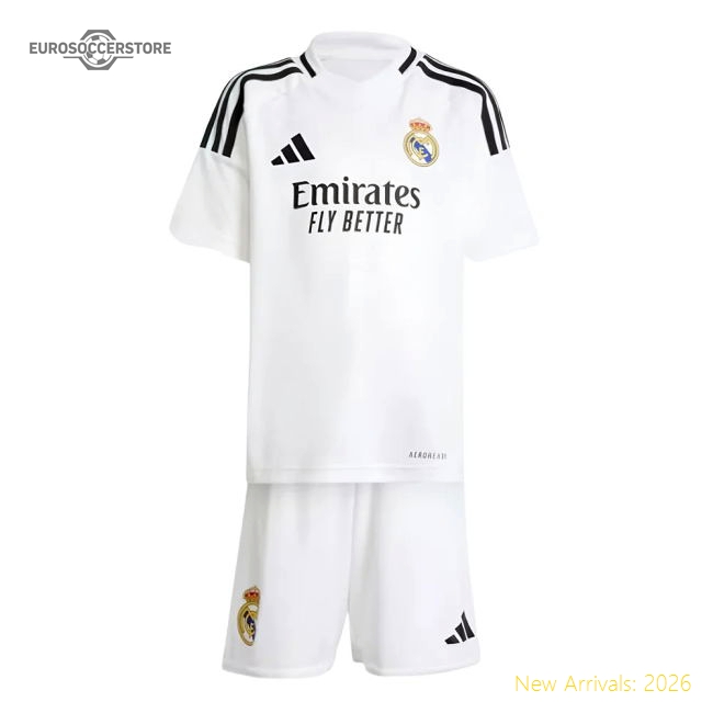 2024-2025 Real Madrid Home Mini Kit (Your Name)-Football Shirts Shop