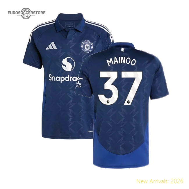 2024-2025 Man Utd Away Shirt (Mainoo 37)-Football Jersey Hub