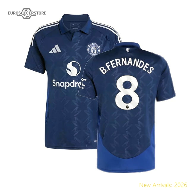 2024-2025 Man Utd Away Shirt (B.Fernandes 8)-Football Jersey Hub