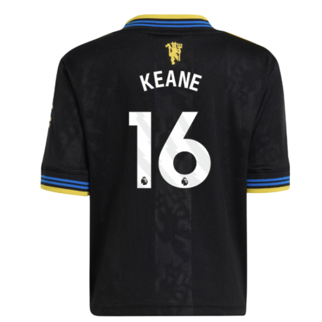 2025-2026 Manchester United Third Mini Kit (Keane 16)-Football Jersey Hub