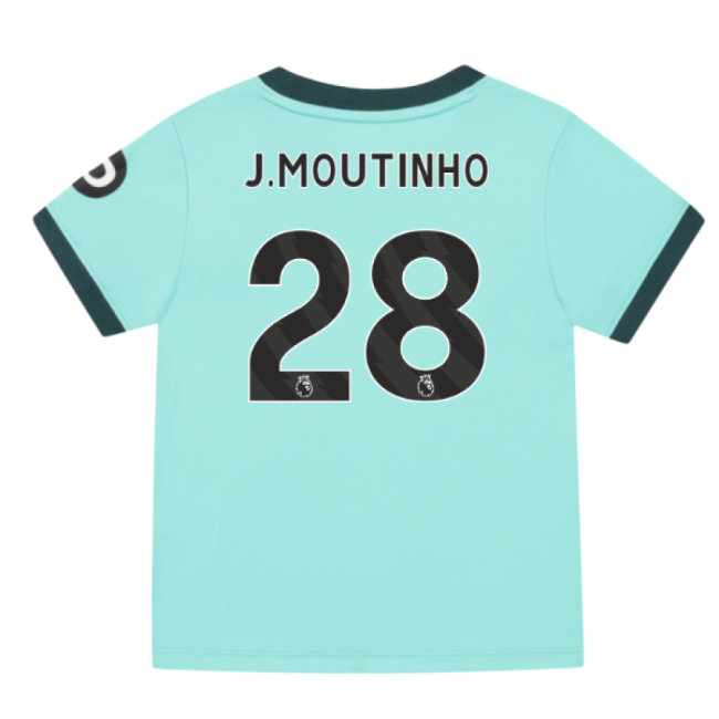 Wolves Infant (J.Moutinho 28) 2025-2026 Away Kit Kit Match Day-PitchVibe Kits