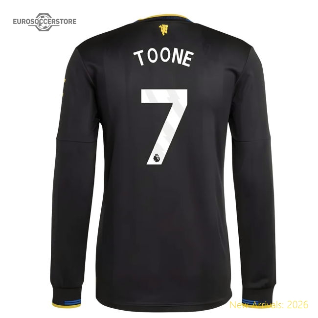 2025-2026 Man Utd Authentic Long Sleeve Third Shirt (Toone 7)-Football Jersey Hub
