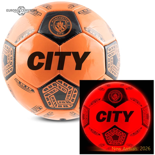 Manchester City FC LED Glow Football-Football Shirts Shop