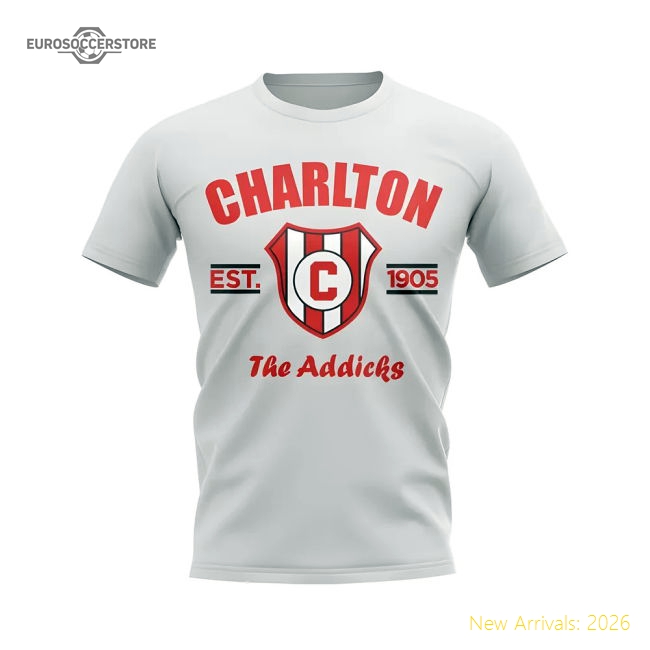 Charlton Established Football T-Shirt (White)-Vantage Point Soccer