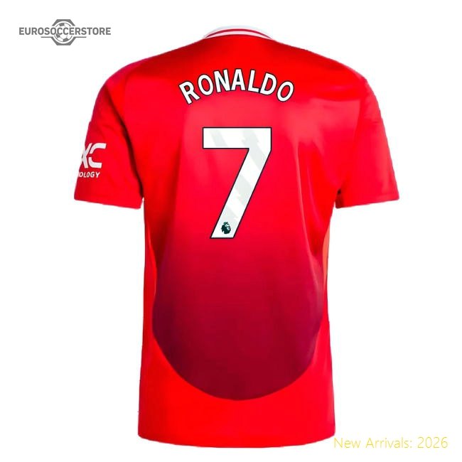 2024-2025 Man Utd Home Shirt (Ronaldo 7)-Football Jersey Hub