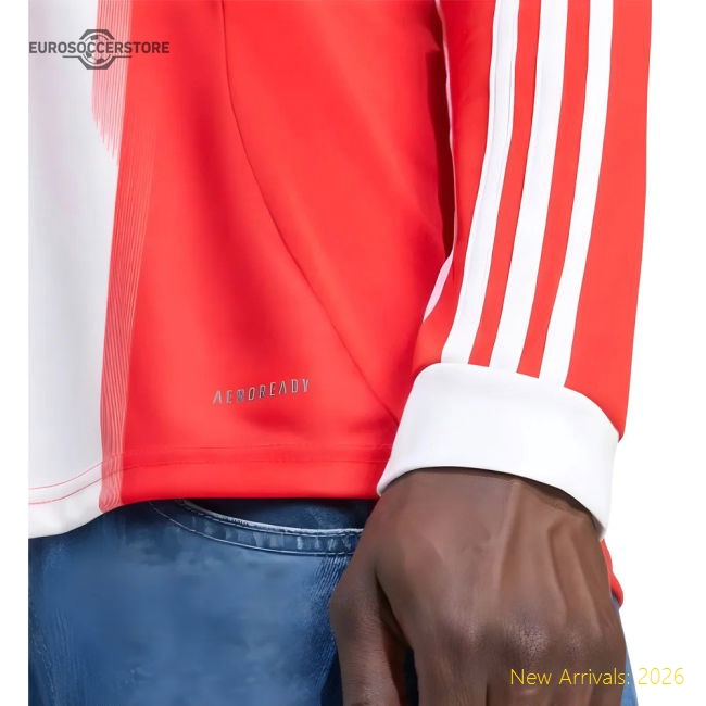 2025-2026 Bayern Munich Long Sleeve Home Shirt (Beckenbauer 5)-PitchVibe Kits