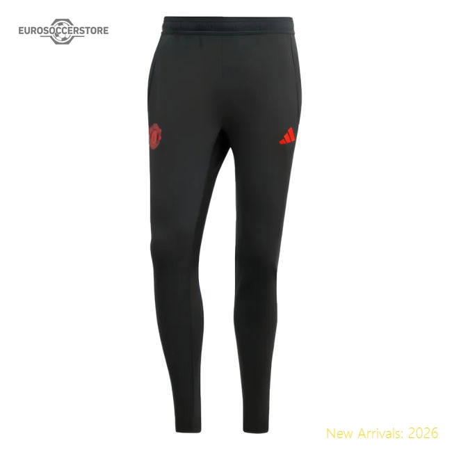 2023-2024 Man Utd Training Pants (Black)-Football Jersey Hub