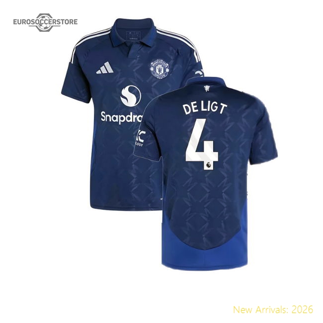 2024-2025 Man Utd Away Shirt (De Ligt 4)-Football Jersey Hub