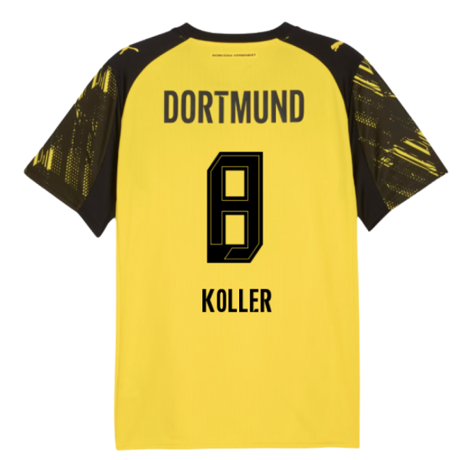 2025-2026 Borussia Dortmund Home Shirt (Koller 8)-Football Jersey Hub