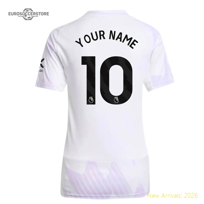 2025-2026 Man Utd Away Shirt (Womens) (Your Name)-Football Jersey Hub