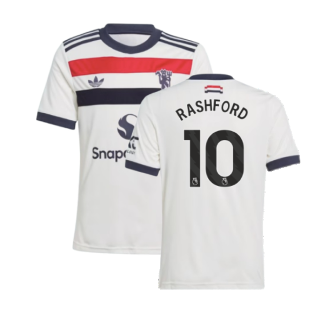 2024-2025 Man Utd Third Shirt (Kids) (Rashford 10)-Football Jersey Hub