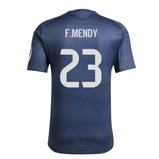 2025-2026 Real Madrid Authentic Away Shirt (F.Mendy 23)-Football Shirts Shop