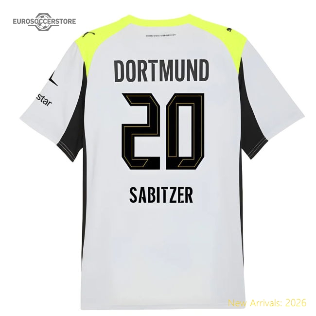 Borussia Dortmund 2025-2026 Away Gear Football Jersey For Diehard Footba-Jersey Chest: 2026 World Cup Soccer Kits