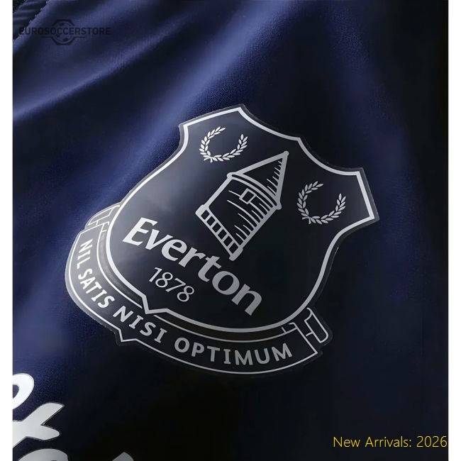 2025-2026 Everton Pre Match Jacket (Navy)-Football Jersey Hub