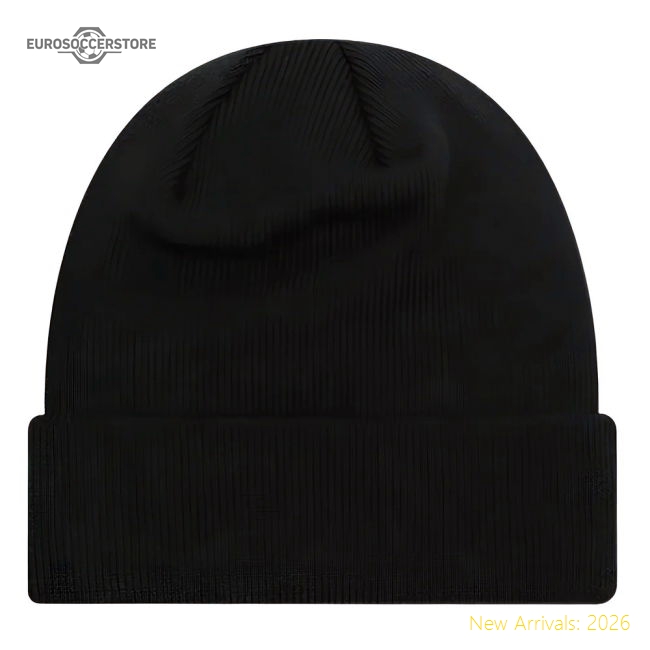 Man Utd Black Cuff Beanie-Football Jersey Hub