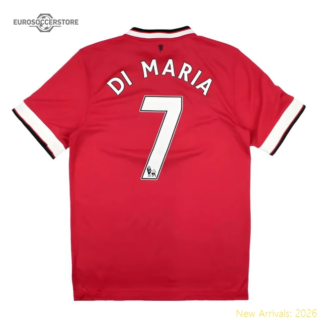 Manchester United 2014-15 Home (S) Di Maria #7 (Excellent)-Football Jersey Hub