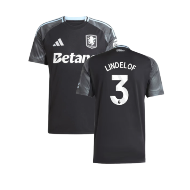 2025-2026 Aston Villa Away Shirt (Lindelof 3)-PitchVibe Kits