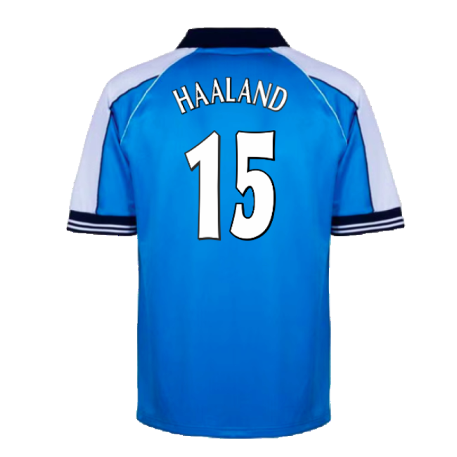 Manchester City 2000 Home Retro Shirt (Haaland 15)-PitchVibe Kits