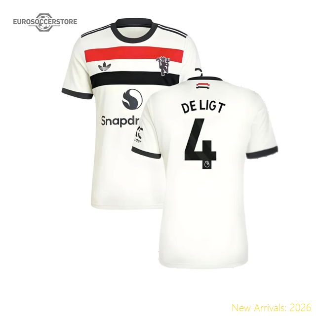 2024-2025 Man Utd Third Shirt (De Ligt 4)-Football Jersey Hub