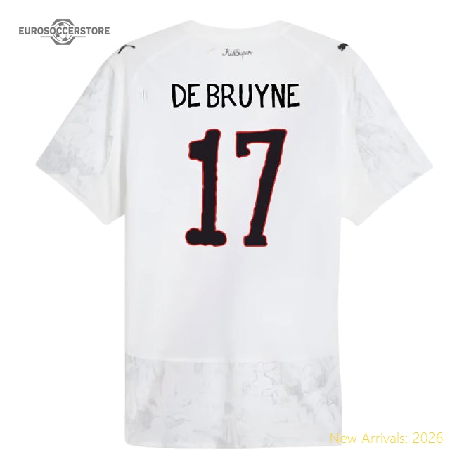 2025-2026 KIDSUPER x Manchester City CWC Authentic Shirt (White) (De Bruyne 17)-Football Shirts Shop