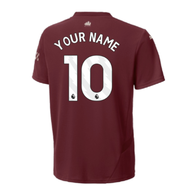 2024-2025 Man City Third Mini Kit (Your Name)-Football Shirts Shop